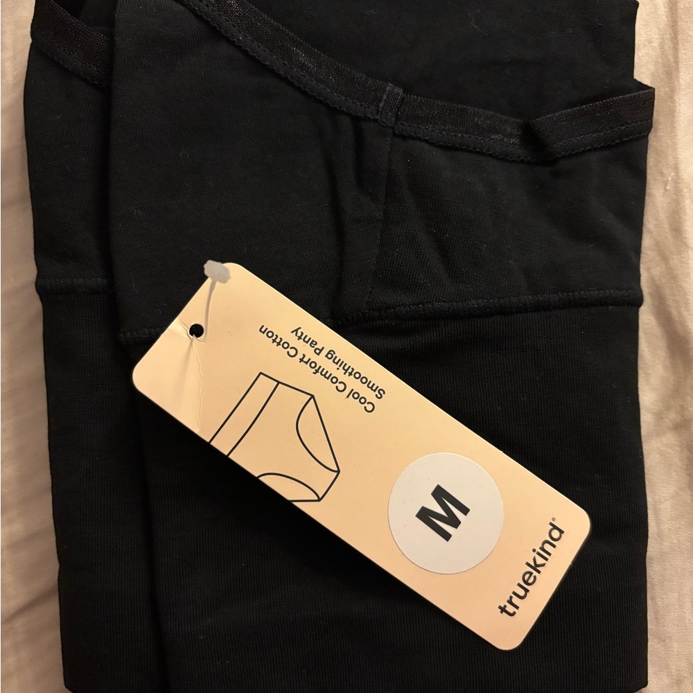 BRAND NEW/NEVER WORN Truekind Black Cotton Smoothing Panty - Picture 3 of 3